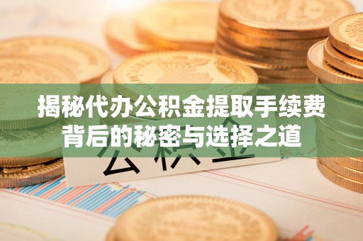 仲巴揭秘代办公积金提取手续费背后的秘密与选择之道